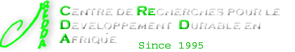 CREDDA — Centre de Recherches pour le Développement Durable en Afrique